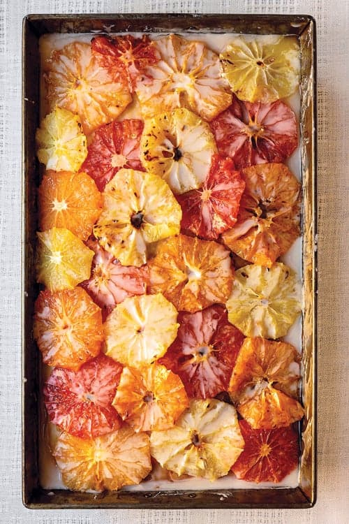 Glazed Grapefruit cake