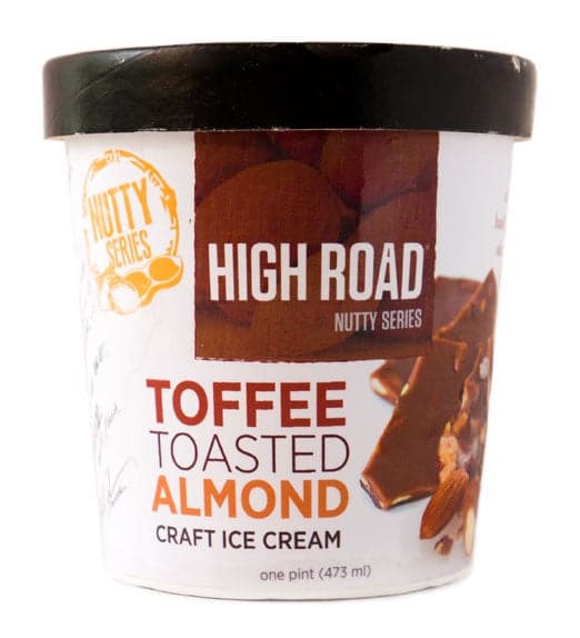 High Road Toasted Almond Ice Cream