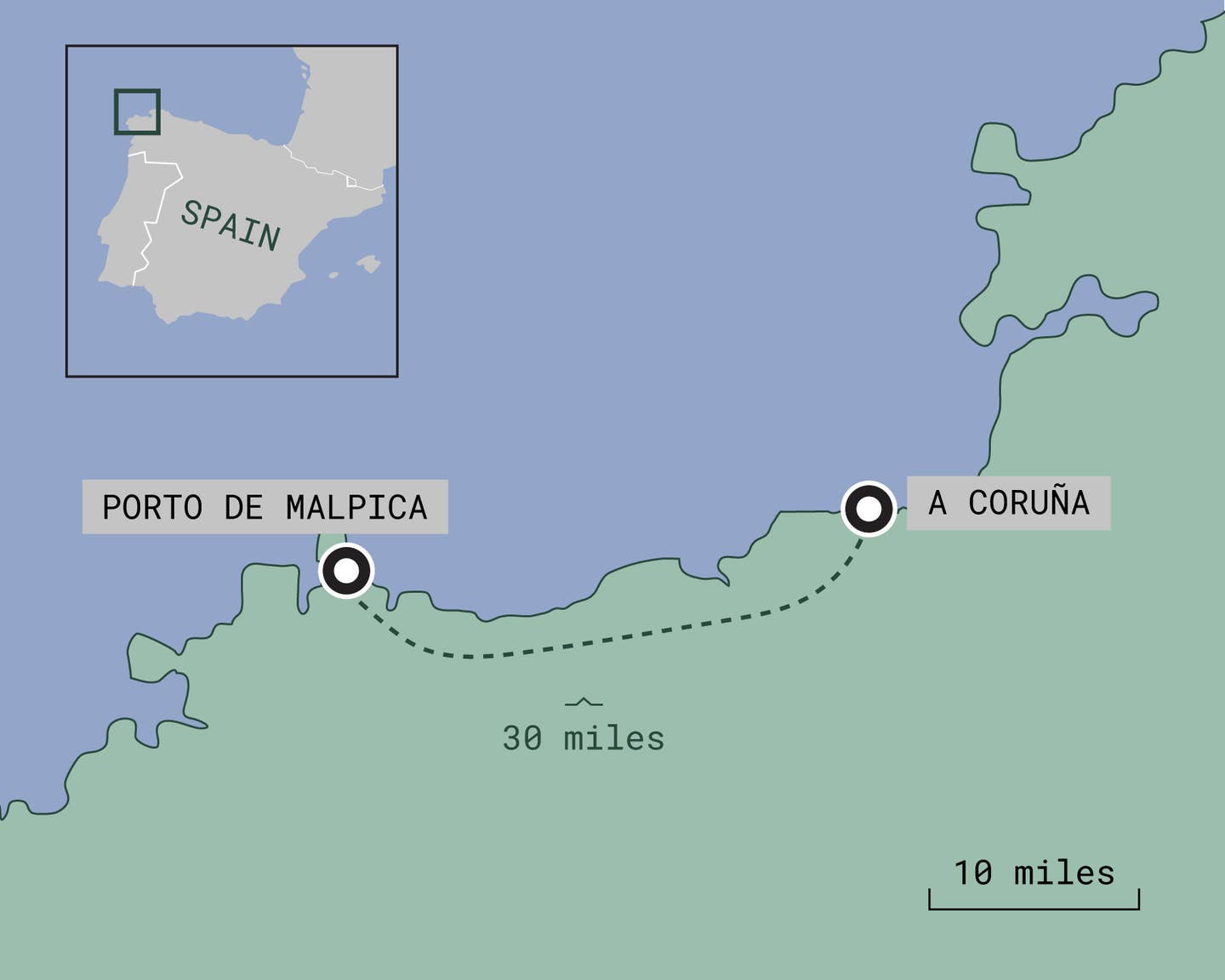 Galicia Map