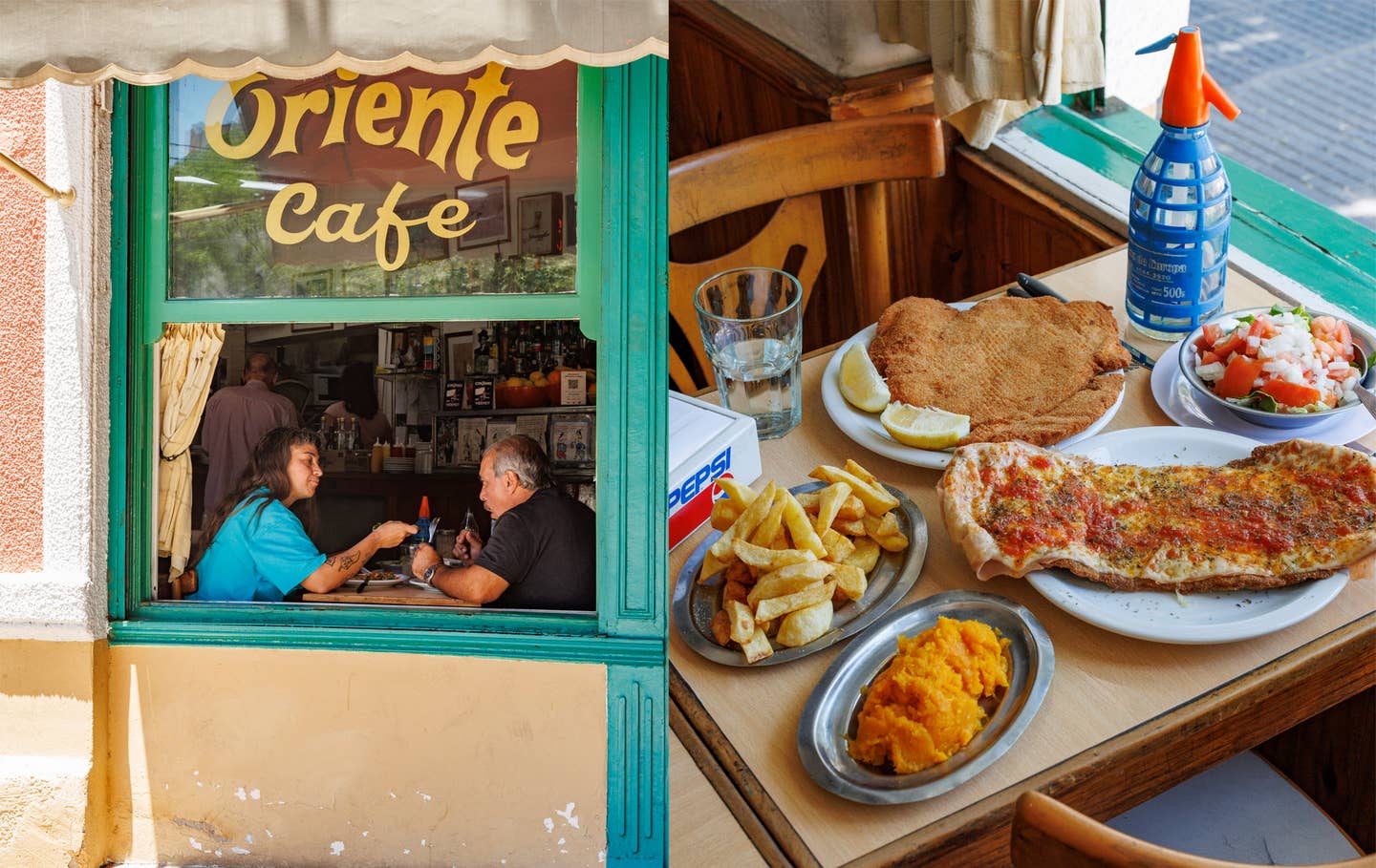 Milanesas at Bar Oriente