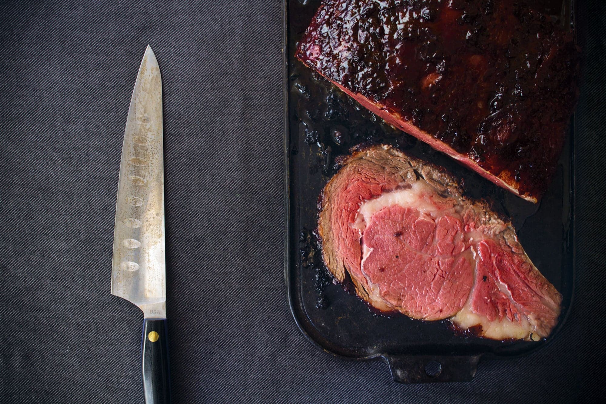 Standing Rib Roast with Currant Port Glaze, Late Winter Feast