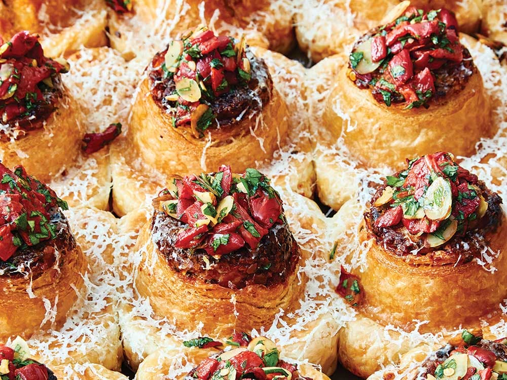 Piquillo Pepper and Almond Morning Buns