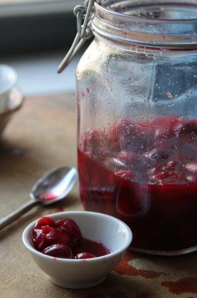 Sour Cherry Compote