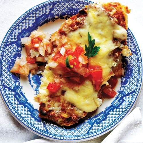 Mexican Bean and Cheese Sandwich (Molletes)