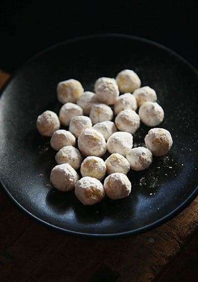 White Chocolate-Mint Truffles