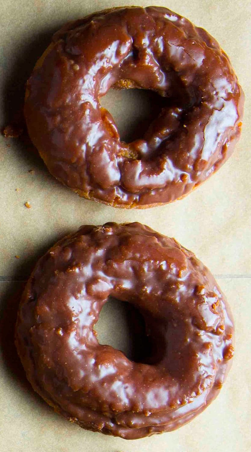Gluten-Free Cake Donuts with Chocolate Glaze