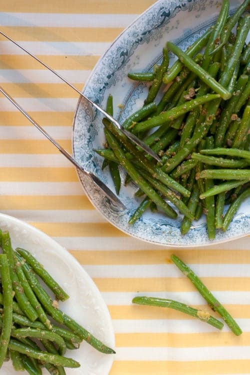 Green Beans with Lemon and Capers