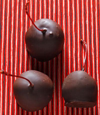 Chocolate-Covered Cherry Cordials