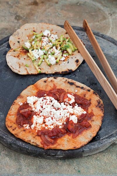 Flatbreads with Two Toppings (Laganes)