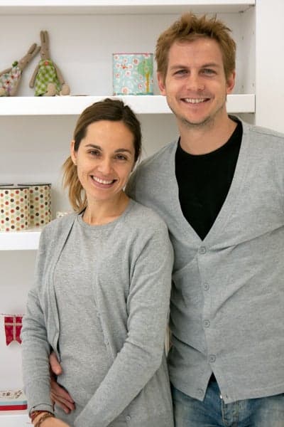 Candy store owners Stefan Ernberg and Florencia Baras