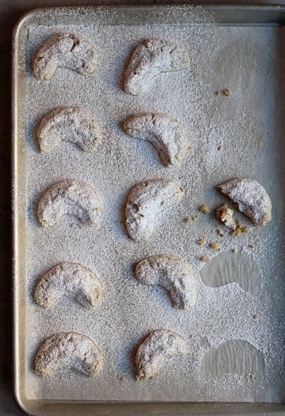Gluten-Free Vanilla Crescent Cookies