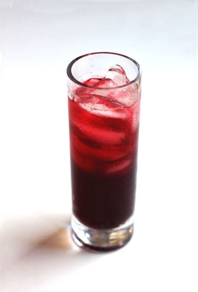 Iced Ginger Hibiscus Tea