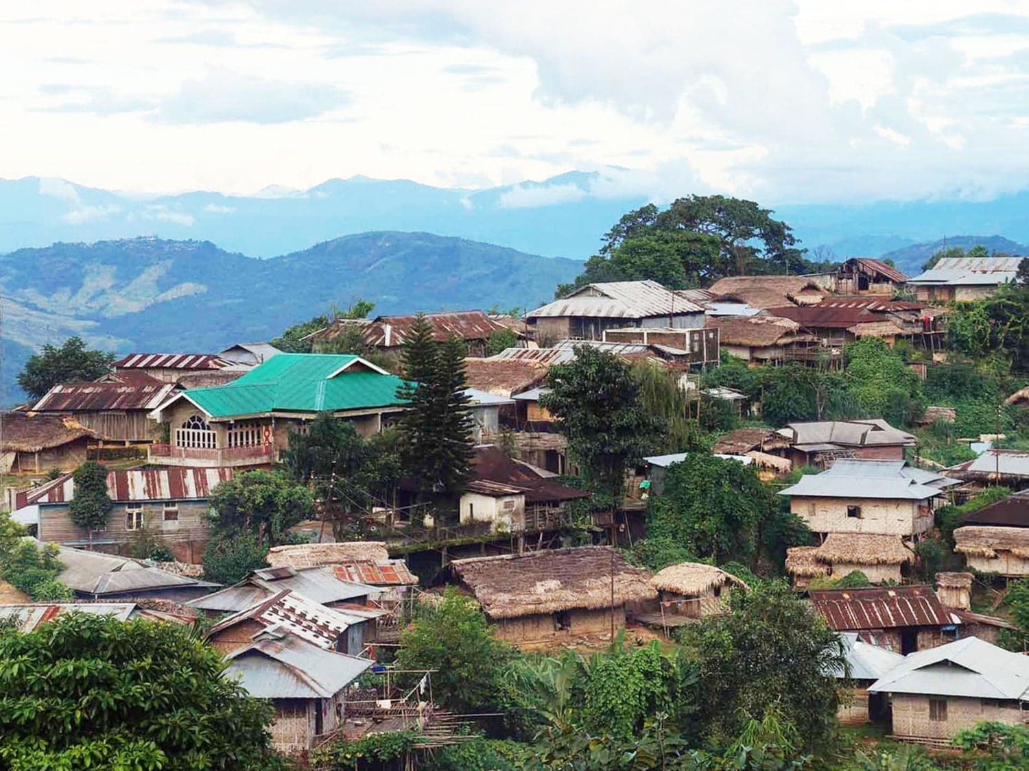 Nagaland Village, Northern India