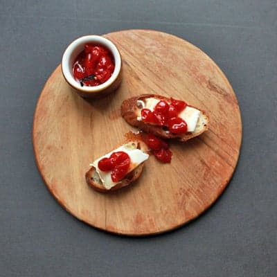 Cherry Tomato-Vanilla Bean Preserves
