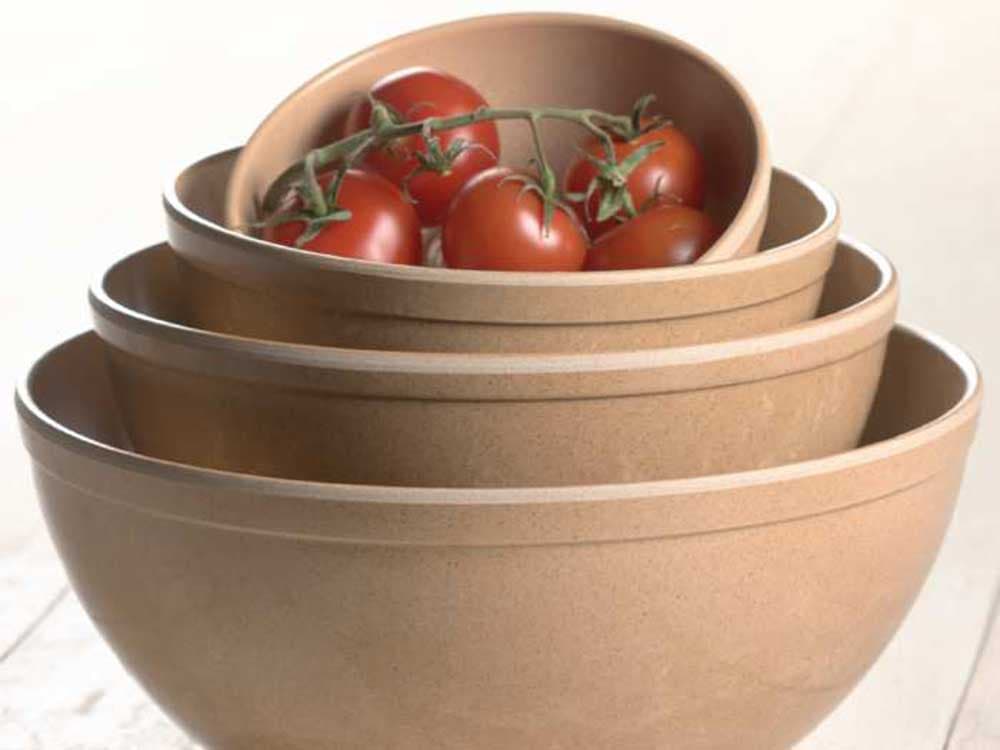 Durable stacking bowls