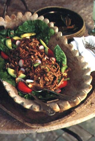 Shredded-Beef Salad with Chipotle Dressing