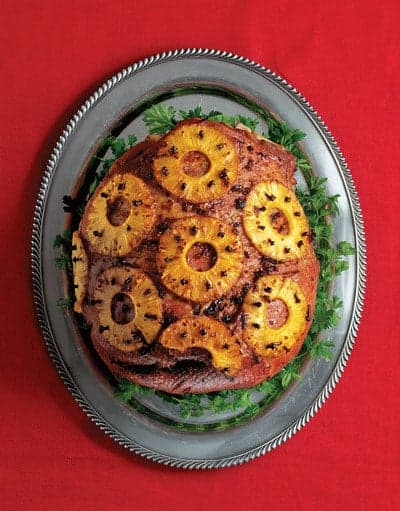 Pineapple-Chipotle-Glazed Ham