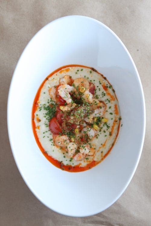 Shrimp and Grits from the Ravenous Pig