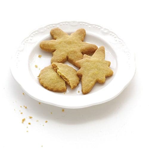 Spicy Ginger Shortbread Cookies