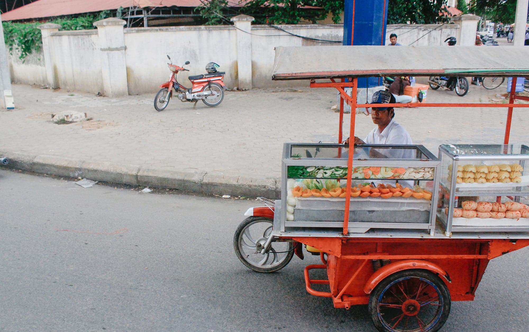 Fruit vendor, Phnom Penh, Cambodia