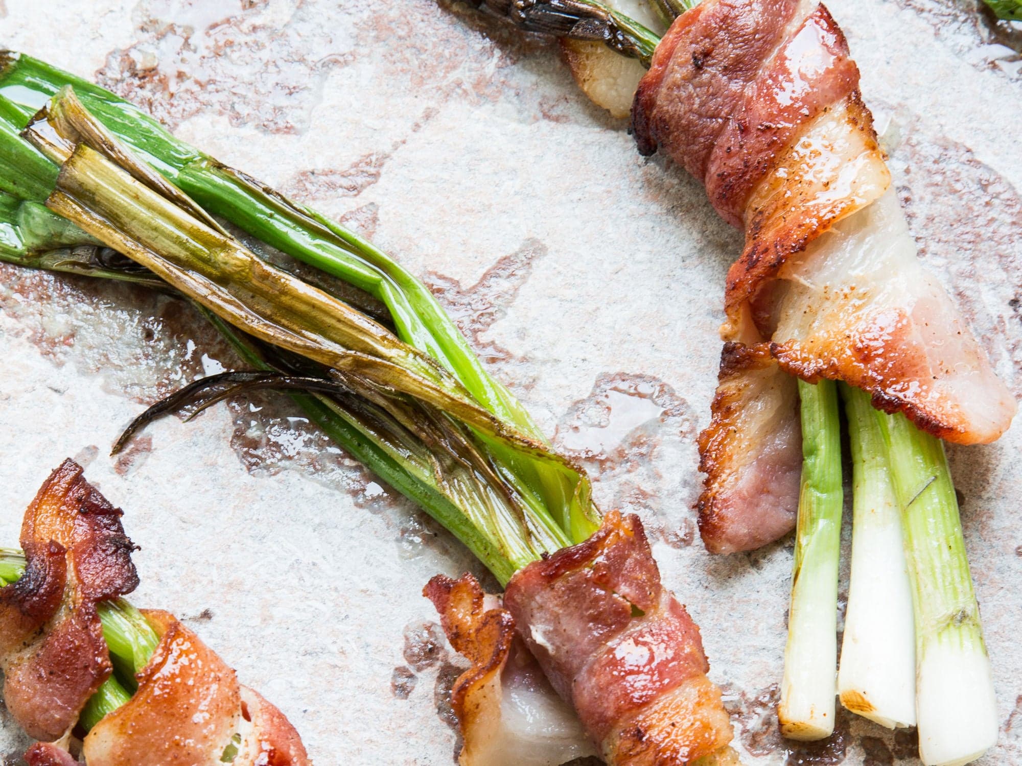 Bacon-Wrapped Scallions