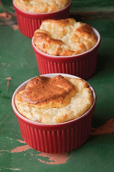Ham and Cheese Souffles