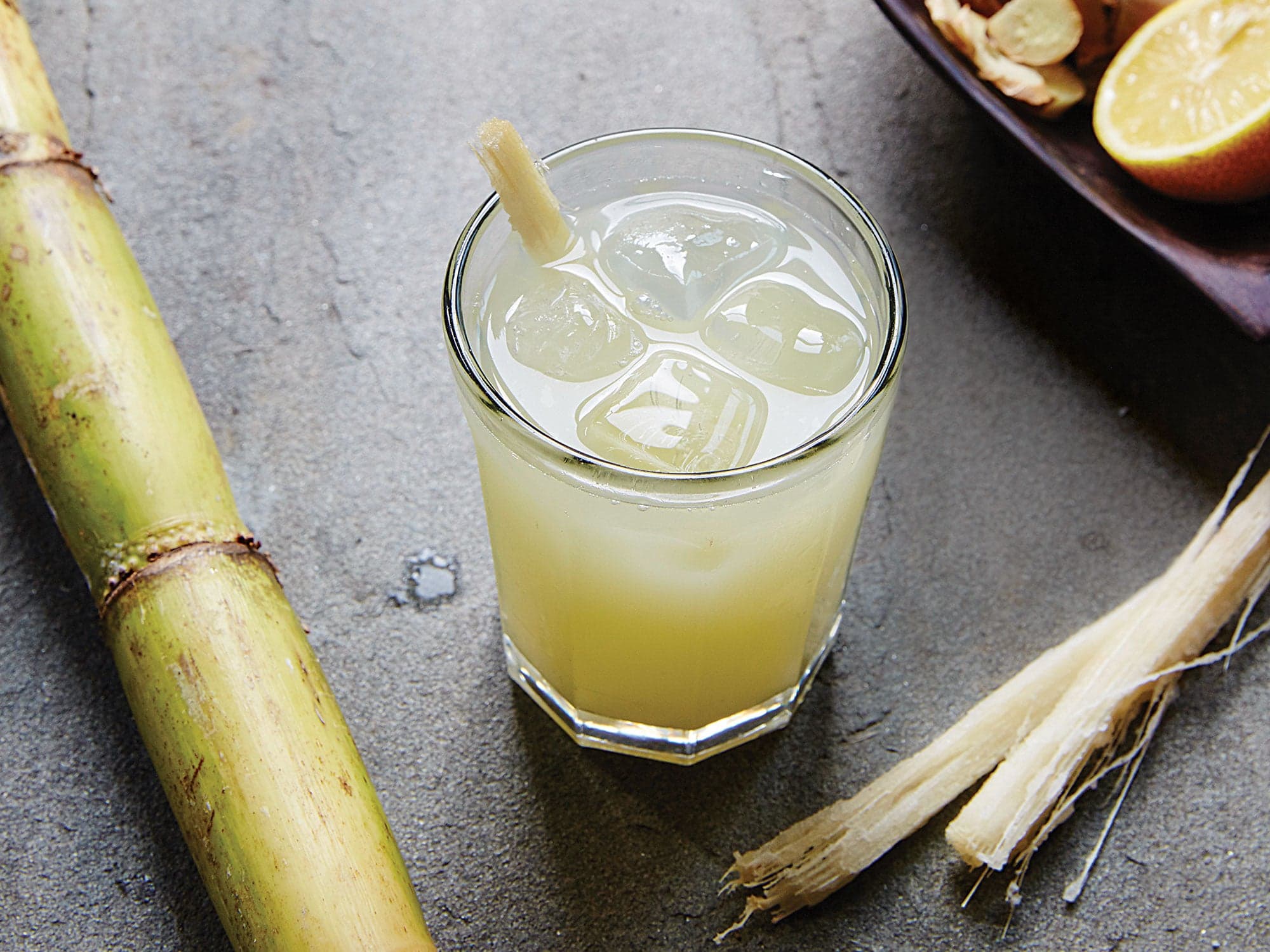 Zanzibari Pressed Sugarcane Drink