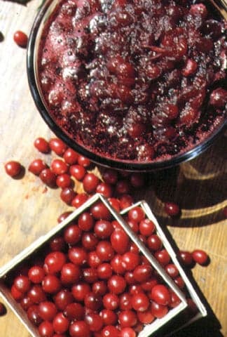 Cranberries with Port