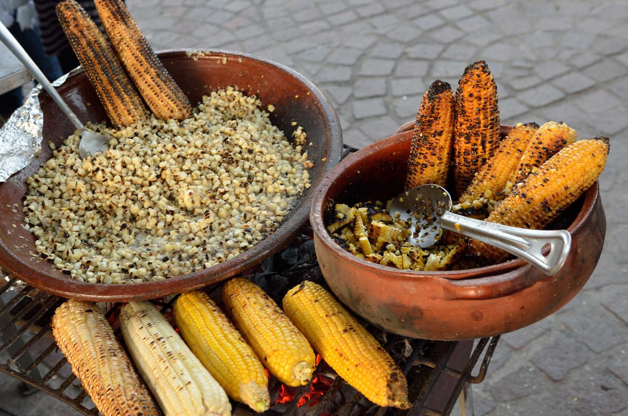 corn, street food, Guanajuato, Mexico