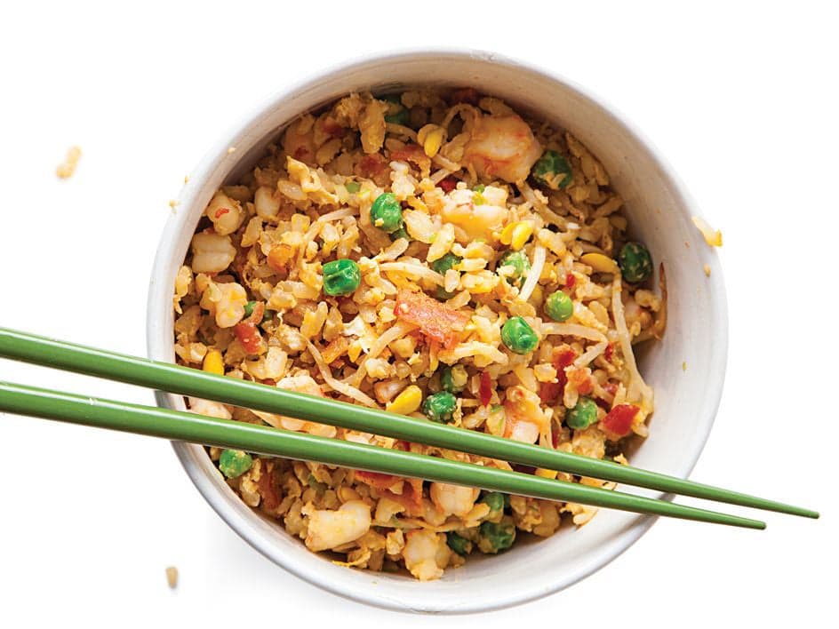 Bacon and Shrimp Fried Rice