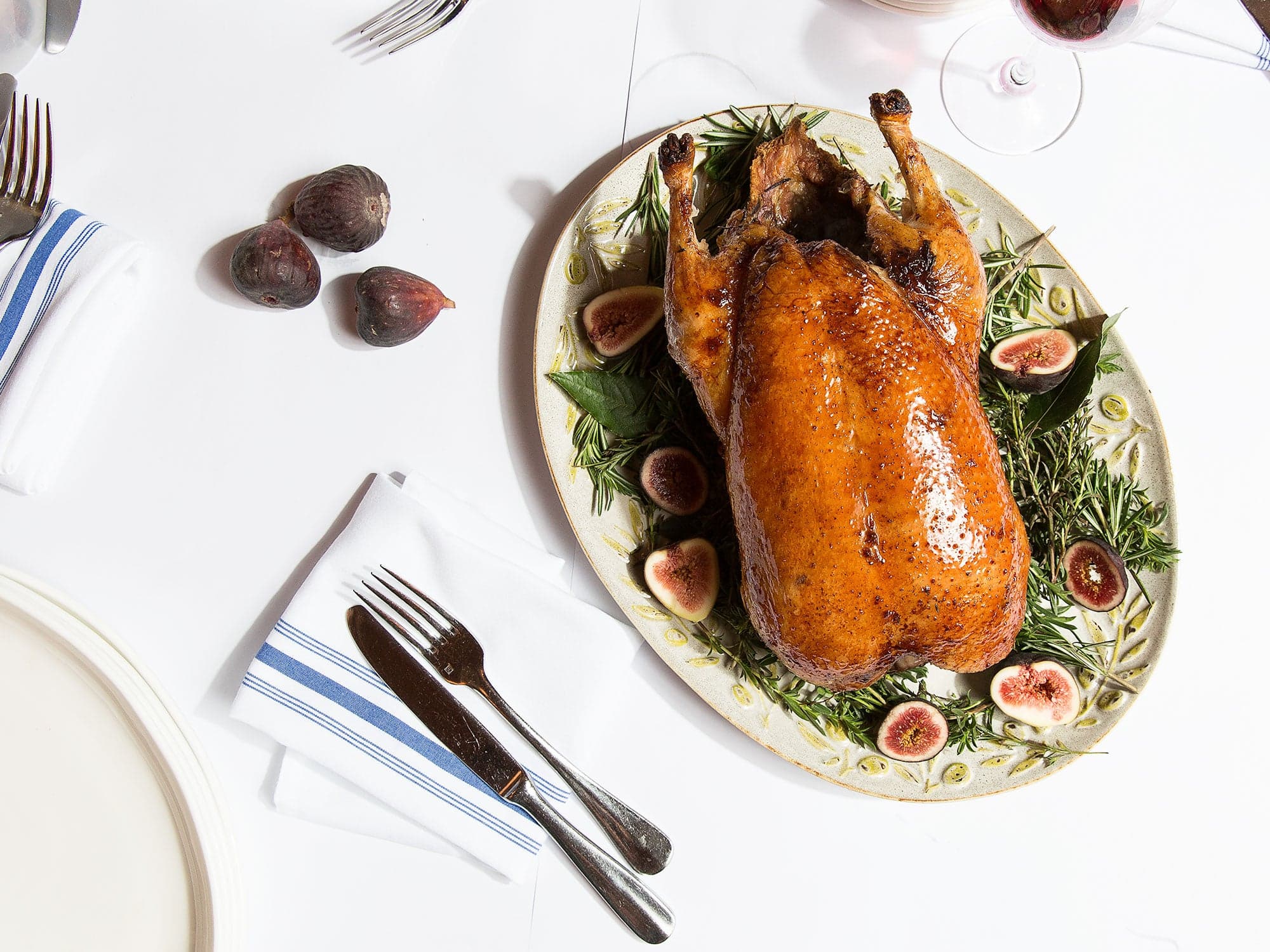 Whole Roasted Duck with Fig
