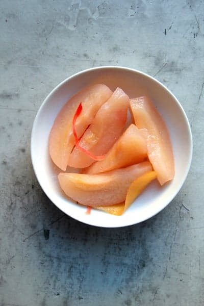 Pickled Asian Pears
