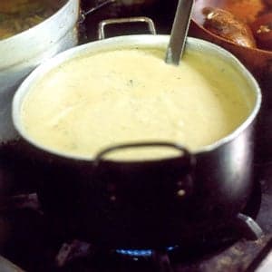 Potato and Spring Onion Soup