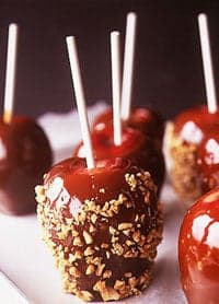 Caramel Apples with Nuts