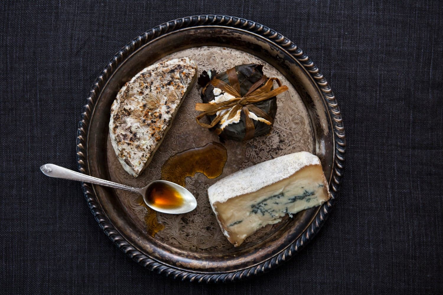 cave-aged cheese plate