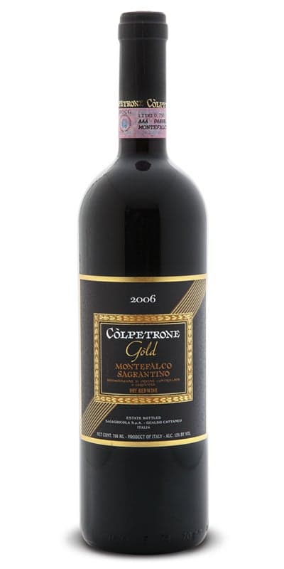 tasting notes, sagrantino wine, wines to buy, Colpetrone Gold 2006