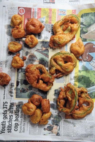 Batter-Fried Peppers and Bananas