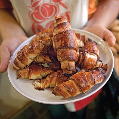 Rugelach (Cinnamon, Apricot, and Walnut Pastries)