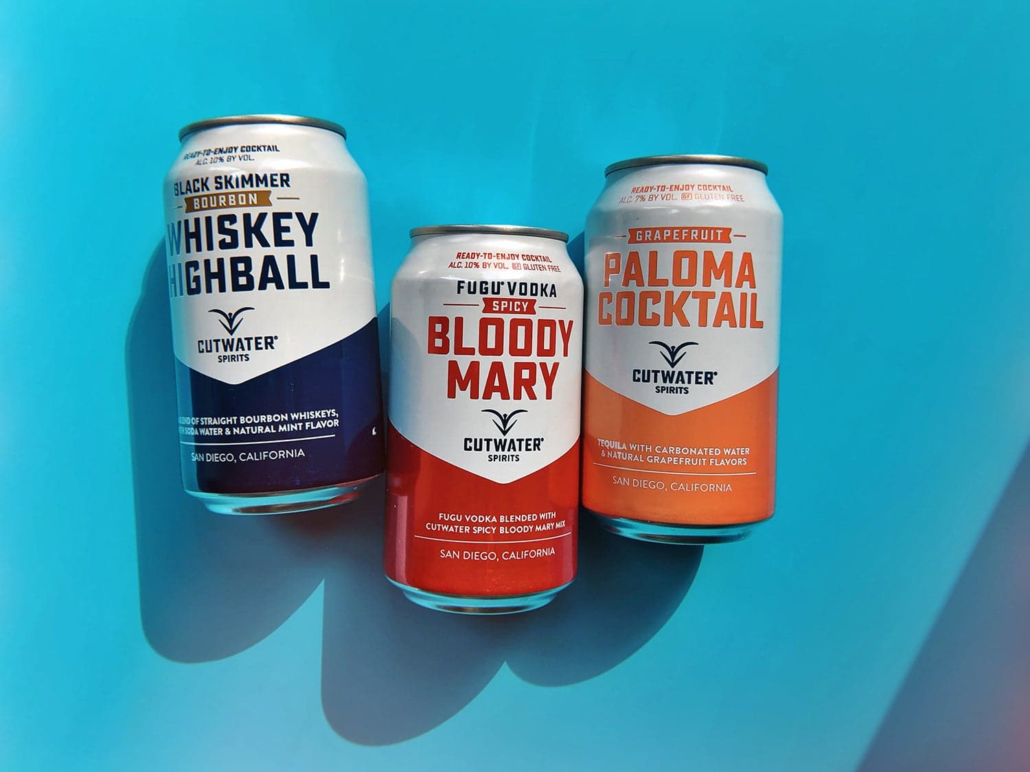 Canned cocktails from Cutwater Spirits