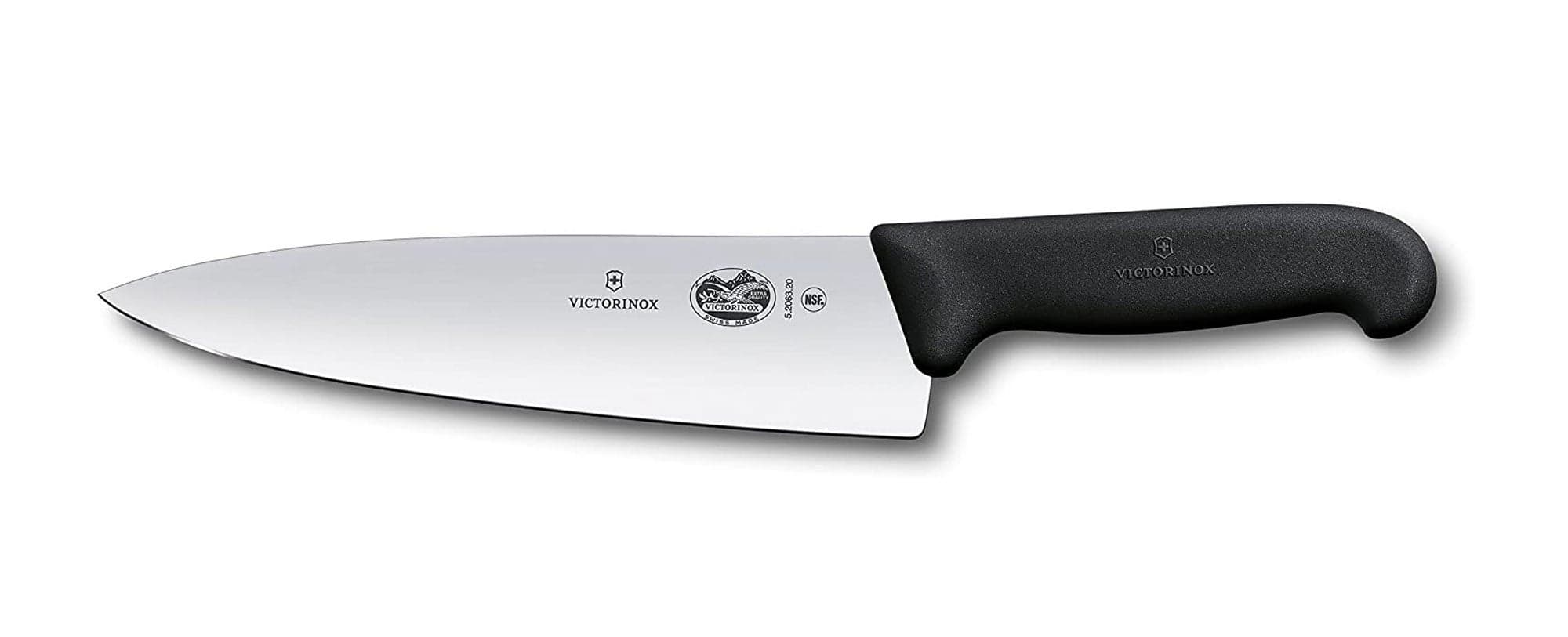 Victorinox Fibrox Pro Knife, 8-Inch Chef’s FFP, 8 Inch, Black