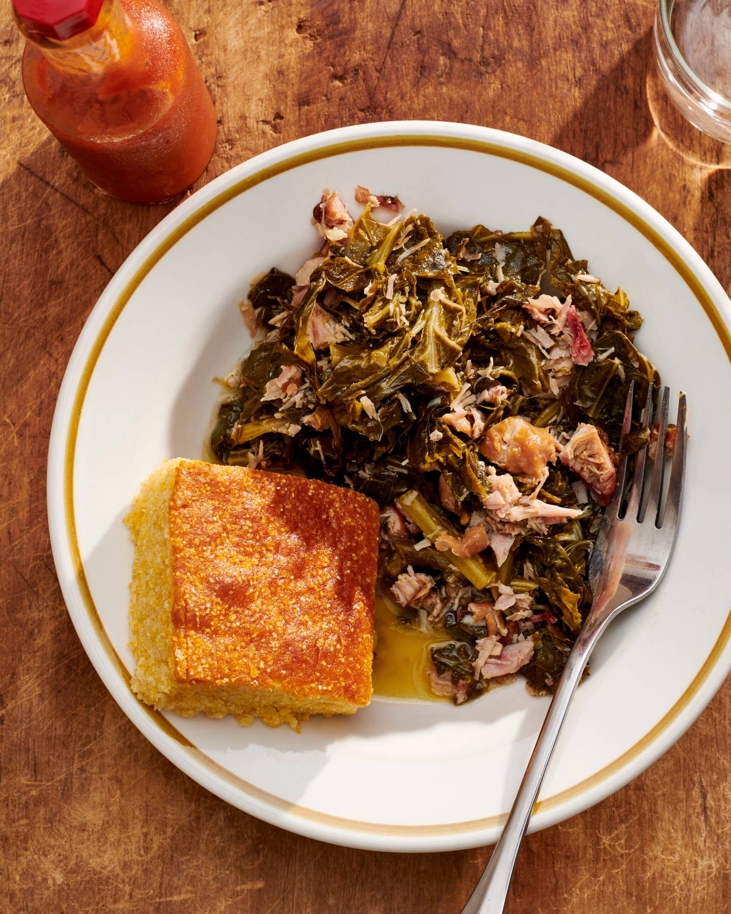 Collard Greens with Smoked Turkey Wings