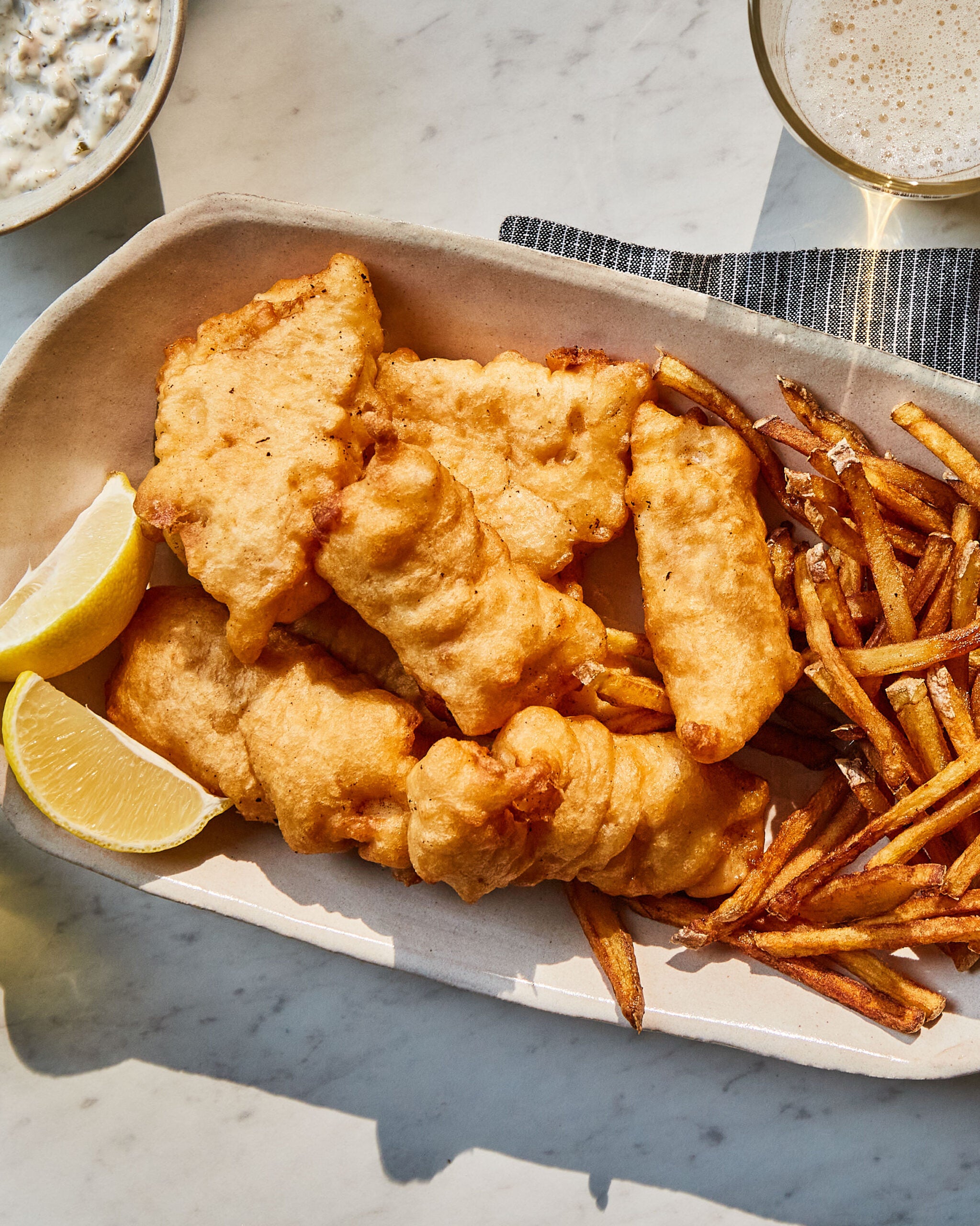 How To Make The Best Beer-Battered Fish and Chips