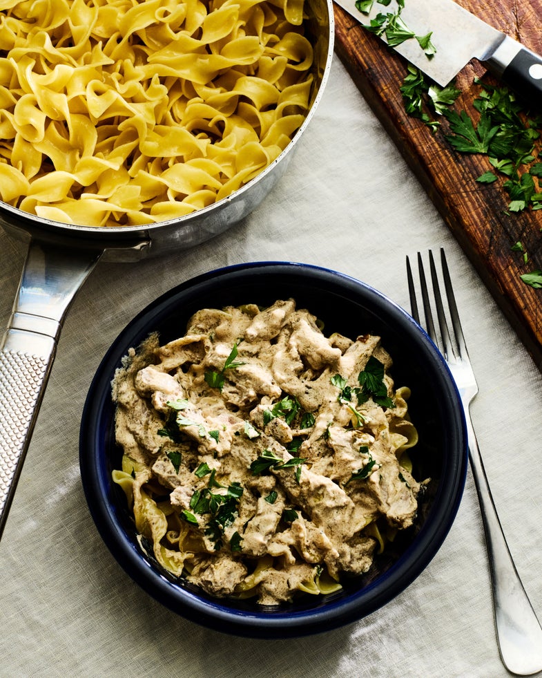 James Beard’s Beef Stroganoff