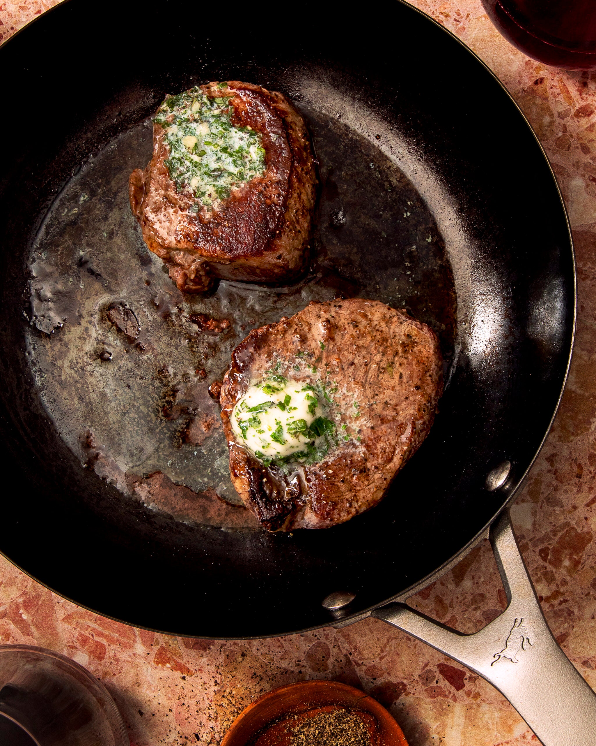 Bison Basics  Pan Fried And Oven Roasted Bison Tenderloin Steak Recipe