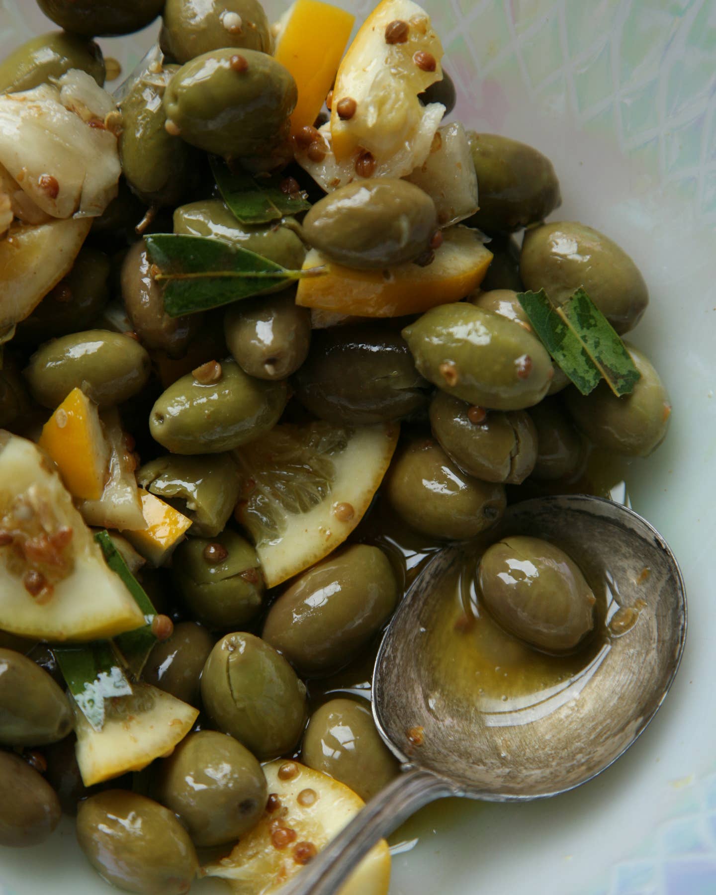 Lemon and Coriander Marinated Olives