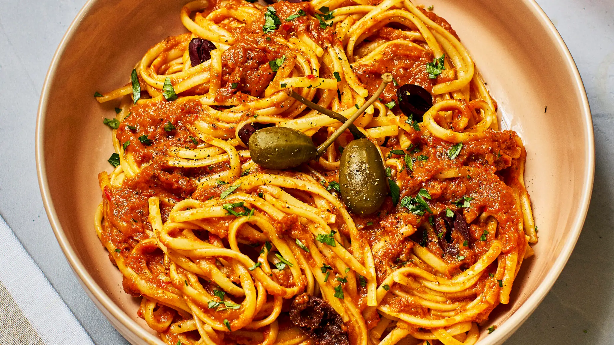 Pasta with Spicy Tomato-Beer Sauce-image