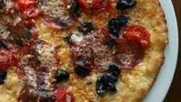 Soppressata, Tomato, and Olive Pizza-image