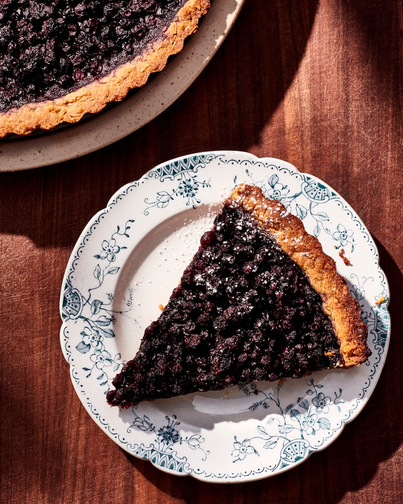 Wild Blueberry Tart