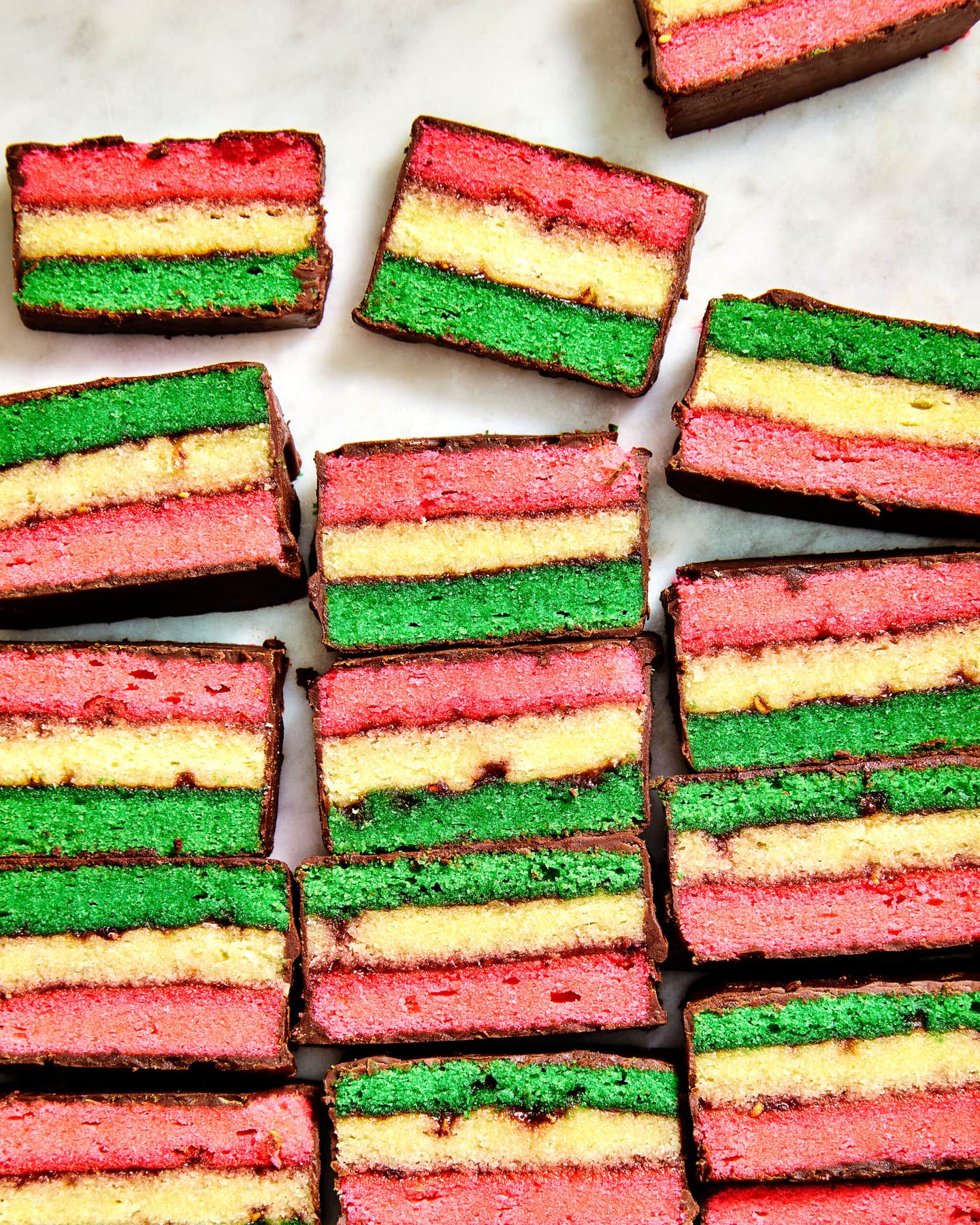 Italian Rainbow Cookies Italian Rainbow Cookies