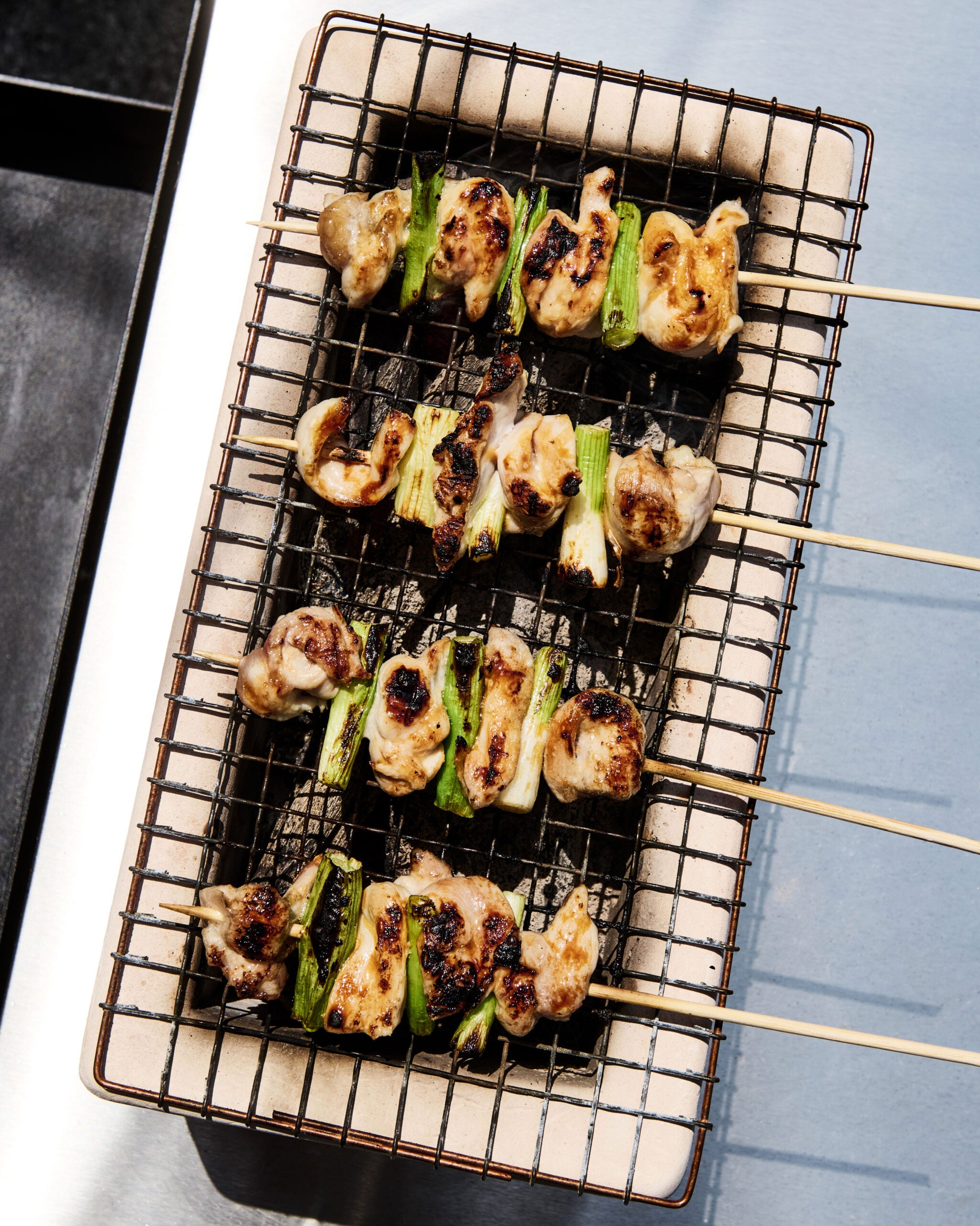 Negima Yakitori (Chicken and Scallion Skewers)